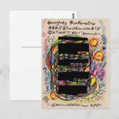 irkafirka @twitterははがきをクラッシュした ポストカード (正面/裏面)