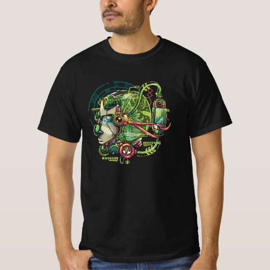 IRobot環境にやさしいことをしよう Tシャツ (正面)