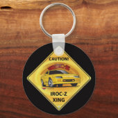 IROC84-2黒 キーホルダー (正面)