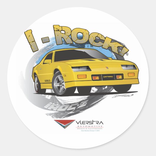 IROC-Z ラウンドシール (正面)