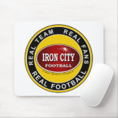 IRON CITY；チーム、フ実在ァン実在、サッカー実在チーム マウスパッド (マウス)