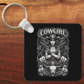 Iron Cowgirl キーホルダー (正面)