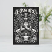 Iron Cowgirl サンキューカード (スタンド正面)