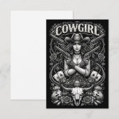 Iron Cowgirl サンキューカード (正面/裏面)