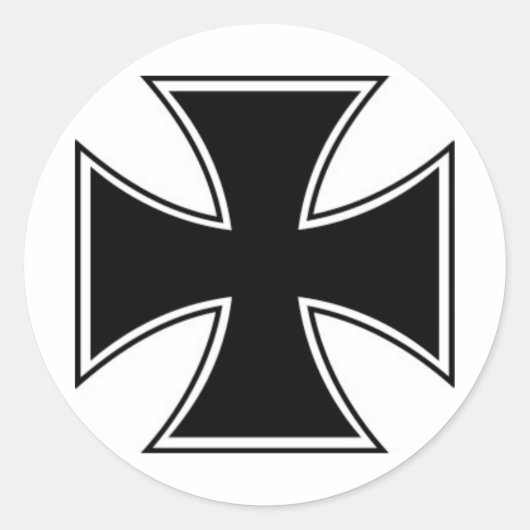 Iron Cross ラウンドシール (正面)