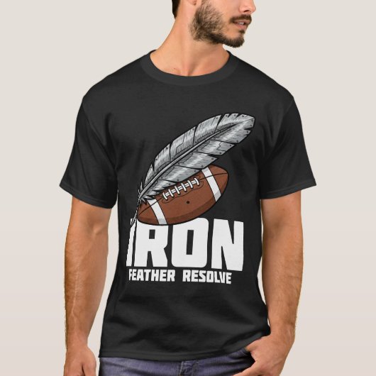 IRON FEATHER RESOLVE - PHILADELPHIA FOOTBALL Tシャツ (正面)