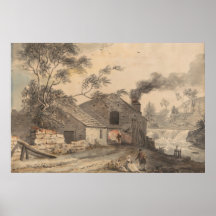 Iron Forge on the River Kent, Westmorland - Sandby