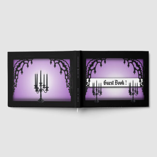 Iron Gates Purple Gothic Guest Book ゲストブック