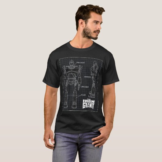 Iron Giant Schematic family Tシャツ (正面フル)