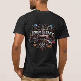 Iron Legacy Customs プロストリート マッスルカー溶接工 Tシャツ