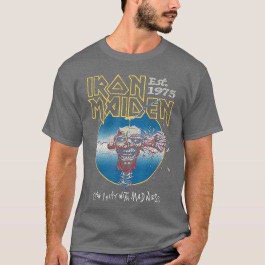 Iron Maiden Can I Play with Madness Tシャツ (正面)