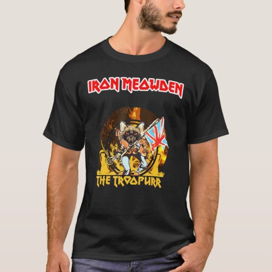Iron Meowden Vaporware Troopurr Kittens Cats For F Tシャツ (正面)