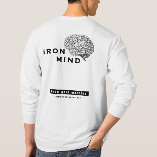 IRON MIND T-SHIRT  | graphic tee Tシャツ (裏面)