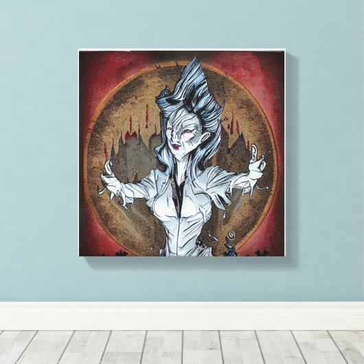 Iron Phantom キャンバスプリント (インサイチュ (ウッドフロア))