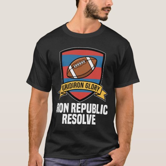 IRON REPUBLIC RESOLVE - NEW ENGLAND FOOTBALL Tシャツ (正面)
