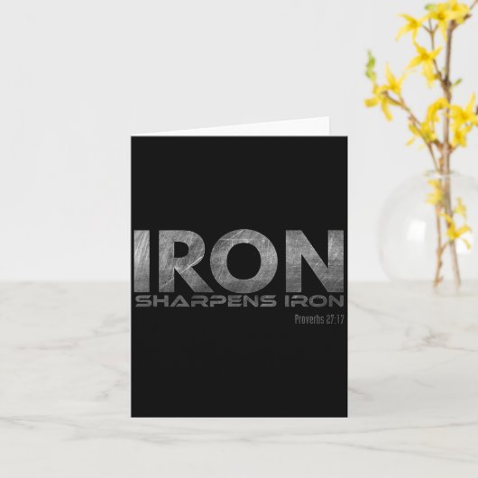 Iron Sharpens Iron  カード (黄色い花)