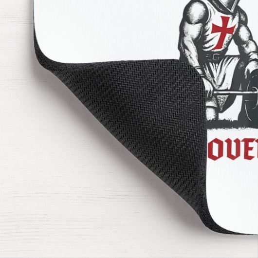 Iron Sharpens Iron Bible Scripture Christian Gym W マウスパッド (コーナー)