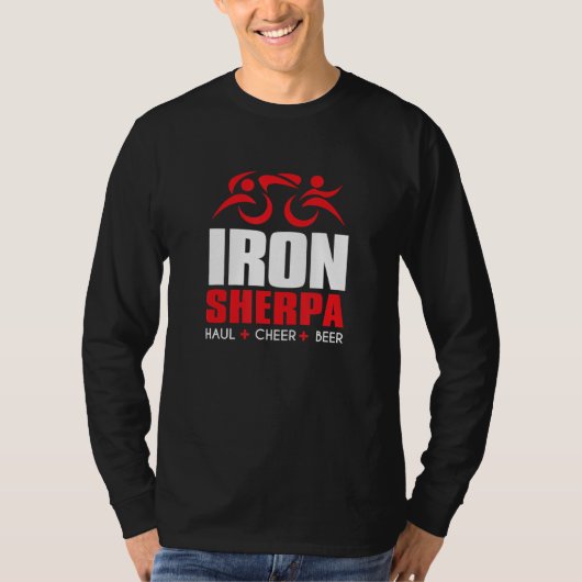 Iron Sherpa Triathlon Triathlete Inspired  Haul Ch Tシャツ (正面)