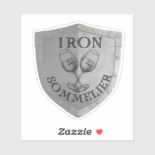 Iron Sommelier Wine Lover シール (シート)