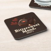 Iron T Bittersweet Mood: Dark Chocolate Cake Art コースター (左側)