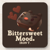 Iron T Bittersweet Mood: Dark Chocolate Cake Art コースター (正面)