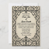 Iron Vow Photo Wedding Invitation 招待状 (正面)