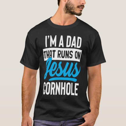 Ironic Jesus Cornhole Odd Humor Sarcastic Weird C Tシャツ (正面)