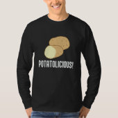 Ironic Potatoe Quote Hobby Chef Potatolicious Tシャツ (正面)