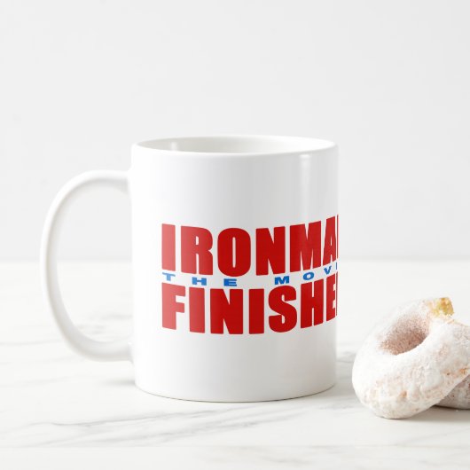 Ironmanのフィニッシャーの記念品のマグ コーヒーマグカップ (ドーナツ)