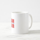 Ironmanのフィニッシャーの記念品のマグ コーヒーマグカップ (正面右)