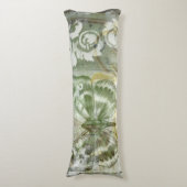 Ironworkのゲートが付いている緑の蝶差込み ボディピロー (正面縦)