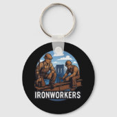 Ironworkers / Bridge Builders and Skyscrapers キーホルダー (正面)