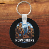 Ironworkers / Bridge Builders and Skyscrapers キーホルダー (裏面)