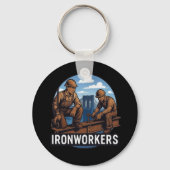 Ironworkers / Bridge Builders and Skyscrapers キーホルダー (裏面)