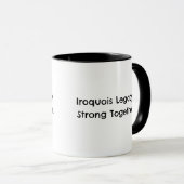 Iroquois custom Typography Coffee マグカップ (正面右)