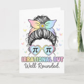 Irrational But Well Round Pi Number Math Teacher M カード (正面)