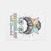 Irrational But Well Round Pi Number Math Teacher M フリースブランケット (正面(横))