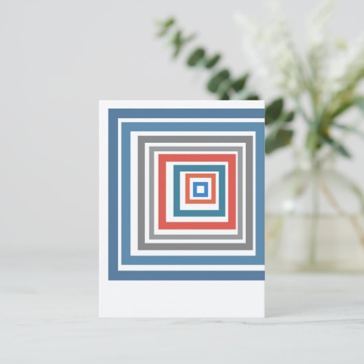 Irregular Squares ポストカード (スタンド正面)