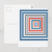 Irregular Squares ポストカード (正面/裏面)