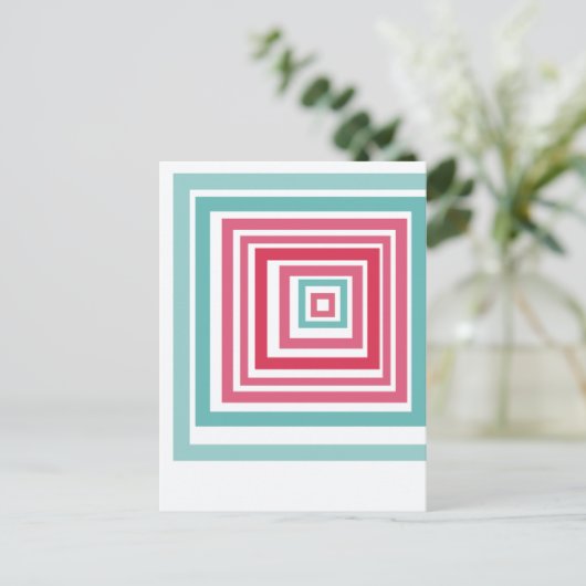 Irregular Squares  ポストカード (スタンド正面)