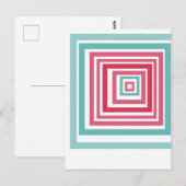 Irregular Squares  ポストカード (正面/裏面)