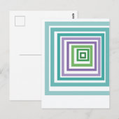 Irregular Squares ポストカード (正面/裏面)