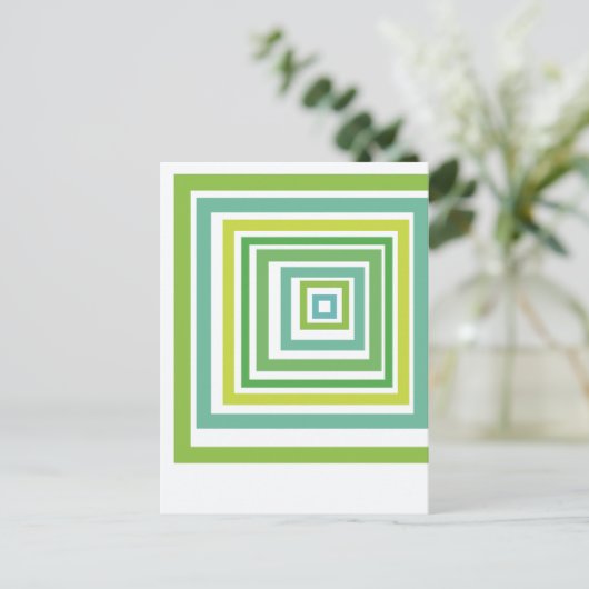 Irregular Squares  ポストカード (スタンド正面)