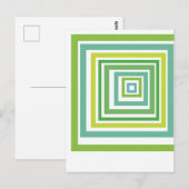 Irregular Squares  ポストカード (正面/裏面)