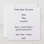  irresistible招待状 - SRF 招待状 (裏面)