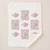 irresistible アイスクリームリコリス シェルパ ブランケット (正面)