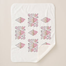 irresistible アイスクリームリコリス シェルパ ブランケット