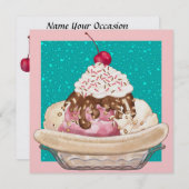 irresistible ice cream - SRF 招待状 (正面/裏面)