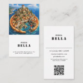 Irresistible Island - Italian Pizza Bella Shop  名刺 (正面/裏面)