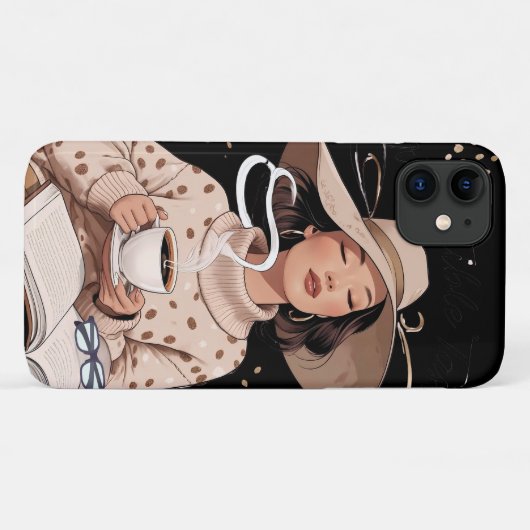 "Irresistible Taste – Coffee Ritual iPhone 11 Case Case-Mate iPhoneケース (裏面(横))